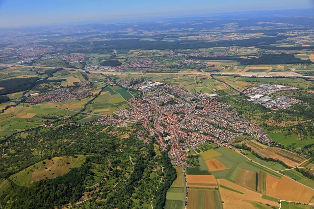 Luftbild Weilheim an der Teck